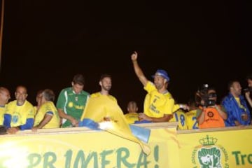 Celebración del ascenso de Las Palmas