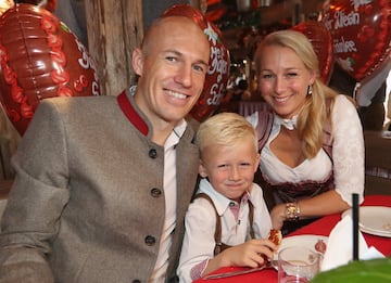 Arjen Robben y su esposa Bernadien Eillert