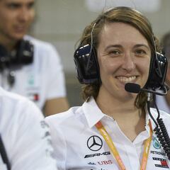 Marga Torres: la responsable del motor del W10 de Hamilton