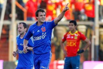 Juan Ignacio Sills: el zaguero estuvo en 2013 y 2014 en la U, pero no convenci&oacute;. Actualmente juega en Olimpo de Bah&iacute;a Blanca.