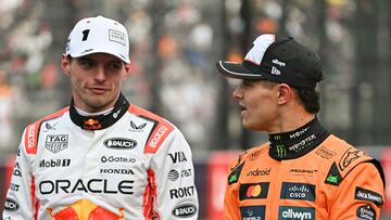 Max Verstappen (Red Bull) y Lando Norris (McLaren). Suzuka, Japón. F1 2025.