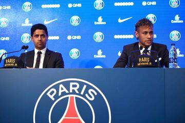 Las peticiones de Neymar a Al Khelaifi en 2017: cadena hotelera, su nombre en la Torre Eiffel...