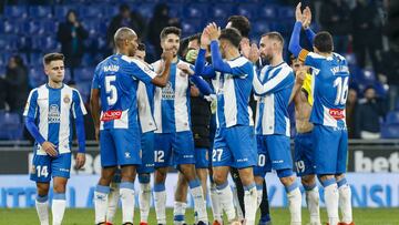 Un '11' de canteranos pericos jugaron el Espanyol-Villarreal