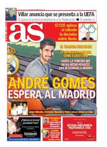 Las portadas de AS de julio