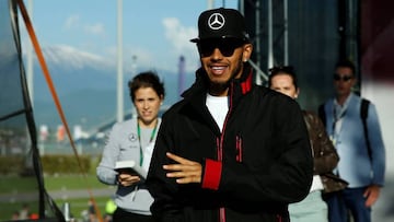 Lewis Hamilton, hoy en Sochi.