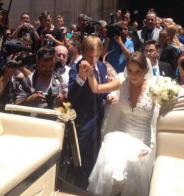 Boda de Rakitic con Raquel Mauri en la Catedral de Sevilla