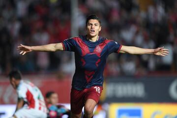 4 participaciones, 1 como titular, 2 goles, acumula 143 minutos.