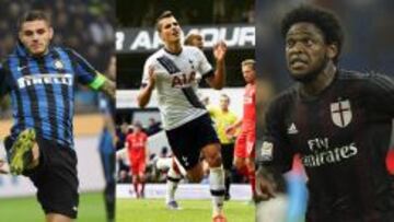 Icardi, Lamela y Luiz Adriano fueron los peores latinos de la jornada.