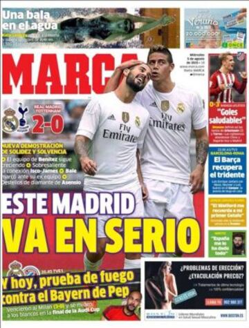 Portadas de la prensa deportiva