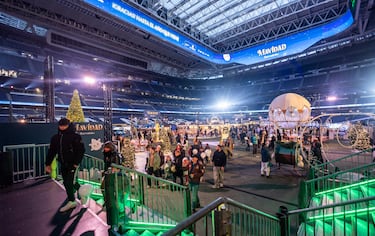 El estadio Santiago Bernabéu acoge la 'Mavidad Bernabeu'. Un envento para toda la familia en el que se puede disfrutar de un buen plan en estas fechas navideñas.