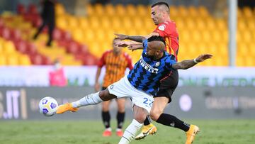 Antonio Conte aclara la situación médica de Vidal y Rueda respira