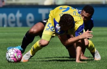 Guarín jugó los 90 minutos y recibió amarilla. Murillo salió a los 69', lastimado de la cancha.