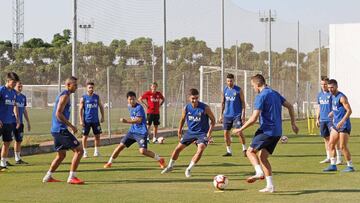 Valencia: Garay, el único ausente en el entrenamiento