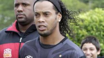 Ronaldinho, ebrio en el entrenamiento del Flamengo