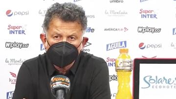 Juan Carlos Osorio tras su primera victoria con el América de Cali