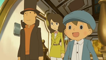 Captura de pantalla - Profesor Layton y el Legado de la Super Civilizacin (3DS)