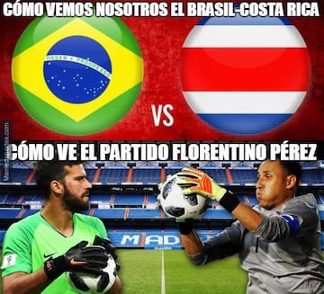 Los memes del triunfo de Brasil ante Costa Rica