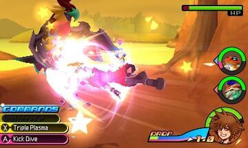 Captura de pantalla - Kingdom Hearts 3D: Dream Drop Distance (3DS)