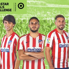 Koke, Herrera y Joao Félix, en el concurso de habilidades