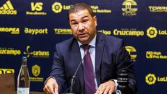 11/09/18 CADIZ CF RUEDA DE PRENSA DE DESPEDIDA DEL YA EX DIRECTOR DEPORTIVO JUAN CARLOS CORDERO