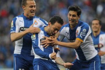1-0. Sergio García celebró el primer tanto.