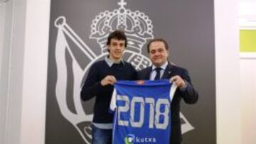 Rubén Pardo renueva con la Real Sociedad hasta el 2018