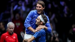 Roger Federer’s reaction to Rafa Nadal’s retirement
