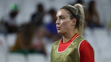 MARSELLA, 06/08/2024.- La delantera de España Alexia Putellas durante la semifinal femenina de Fútbol, entre Brasil y España en el marco de los Juegos Olímpicos París 2024, este martes, en Marsella, Francia. EFE/Kiko Huesca