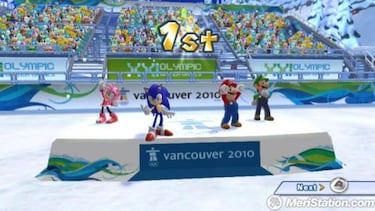 Mario y Sonic en los Juegos Olímpicos de Invierno
