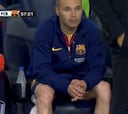 Iniesta, duda para la Champions