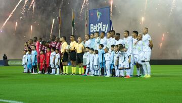 Once Caldas vs Deportes Tolima en los cuadrangulares de la Liga BetPlay