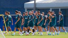 Entrenamiento del Espanyol.