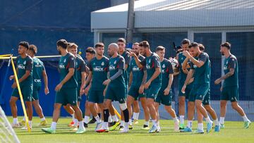 Entrenamiento del Espanyol.