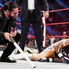 El nuevo Seth Rollins da una paliza a Rey Mysterio y le reta