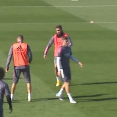 El Real Madrid completó su último entrenamiento antes del Huesca