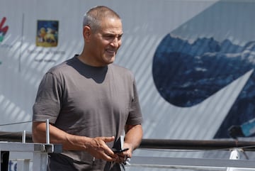 Ari Emanuel, director ejecutivo de TKO Group Holdings Inc., parte del Aeropuerto Marco Polo antes de la esperada boda del fundador de Amazon, Jeff Bezos, y Lauren Snchez.