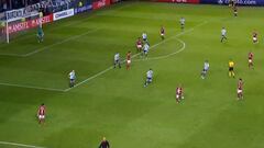 Vidal se conectó con Pulgar y la jugada terminó de forma increíble