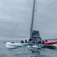 Emirates Team New Zealand sufre un accidente durante un entrenamiento