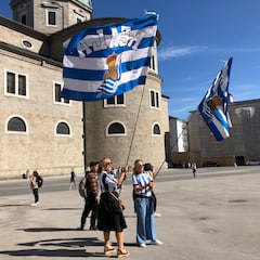 Turismo y pasión, la mejor combinación de la afición realista en Salzburgo