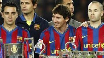 TRÍO FINALISTA. El Barça ha colocado a tres de sus futbolistas en el podio del Balón de Oro FIFA 2010.