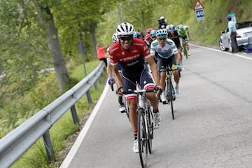 Alberto Contador durante la etapa 