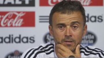 Luis Enrique, técnico del Celta