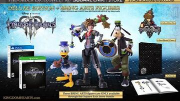 Así son las ediciones coleccionista de Kingdom Hearts 3