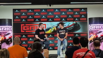Fernando Alonso apadrina la presentación de GRID en Madrid