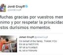 Jordi Cruyff: "El hecho de que Johan haya sido una fuente de inspiración nos emociona"
