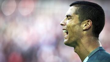 -FOTODELDIA- RSS28 MOSC&Uacute; (RUSIA), 21/06/2017.- El delantero portugu&eacute;s Cristiano Ronaldo reacciona ante Rusia durante un encuentro perteneciente a la Copa Confederaciones 2017, en el Spartak Stadium de Mosc&uacute;, (Rusia), hoy, 21 de junio 