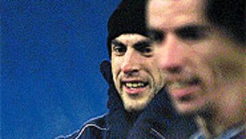 <b>AMBIENTE GÉLIDO</b>. El Deportivo se preparó ayer en Suiza para una temperatura bajo cero.