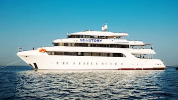 Sea Story, el barco hundido en el Mar Rojo.