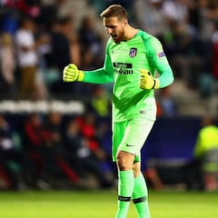 Oblak alcanzará los 50 partidos europeos contra el Mónaco