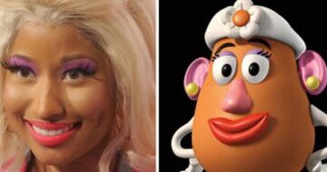 Nicly Minaj y su "malvado" parecido con la Señora Patata